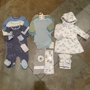 Baby Boy Clothes Bundles Size 3-6M, Towels, Robe and Wash Clothes New